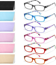 Reading Glasses for Women, 6 Pack Fashion Readers for Women Men Spring Hinge Eye