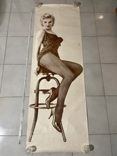 RARE LIFE SIZE POSTER MARILYN MONROE MOVIE BUS STOP ANNI 80 155 CM