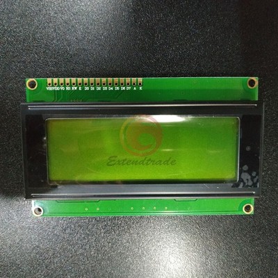 1PCS LCD Liquid   Module Yellow Green Screen 5V 20X4 LCD 2004A &ex