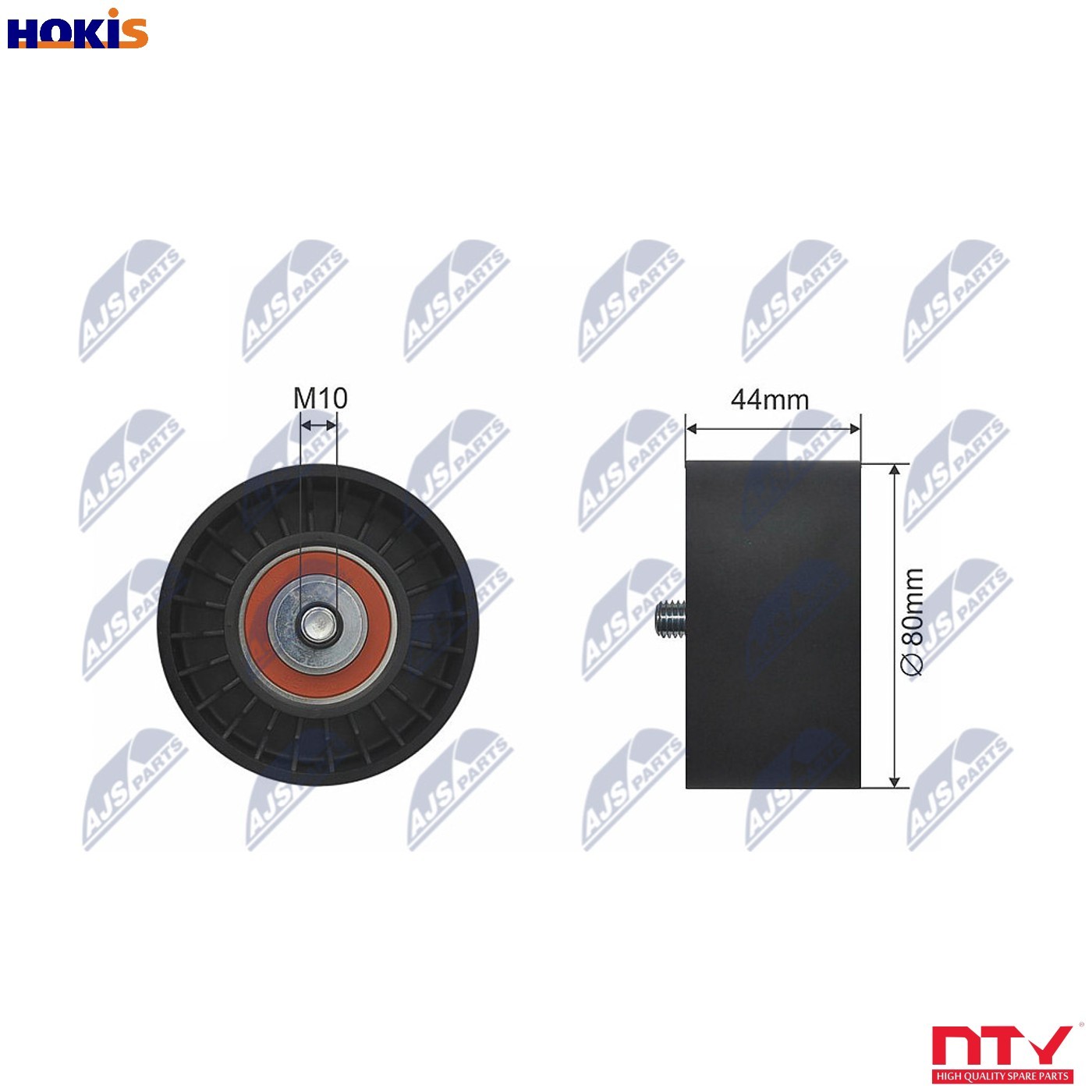 TENSIONER PULLEY VRIBBED BELT RNK-ME-018 FORTENSIONER PULLEY VRIBBED BELT RNK-ME