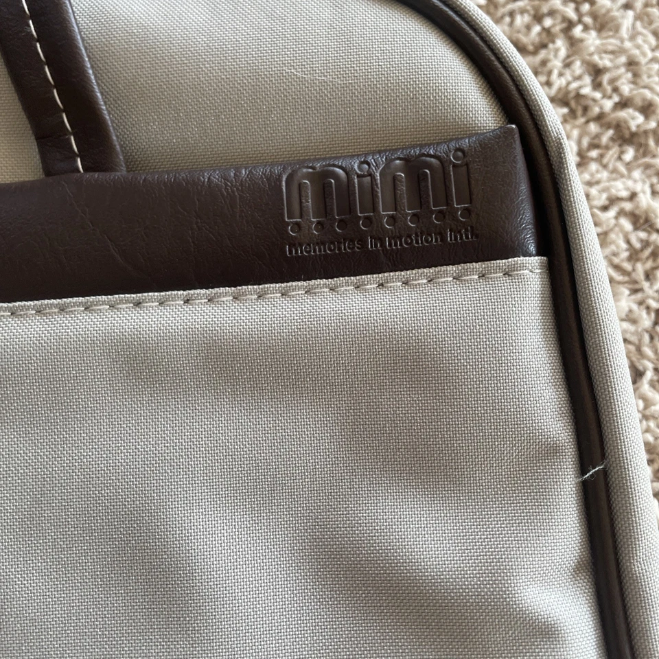 Mimi Memories In Motion Purple Scrapbooking Craft Organizer Storage Tote Bag - Image 2 of 4