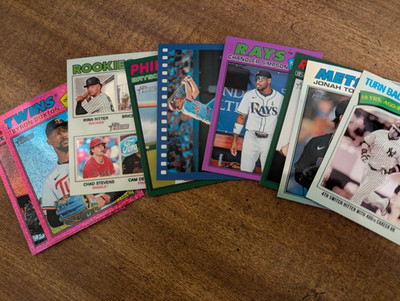 2026 Topps Heritage Baseball Parallel - Chrome, Dark Green, Pink --You Pick!