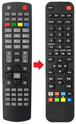 Fernbedienung geeignet für QVIART LUNIX-4K