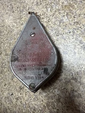 Vintage The Irwin Straight Line Chalk Line Reel Plumb Bob Ohio Tool USA Works