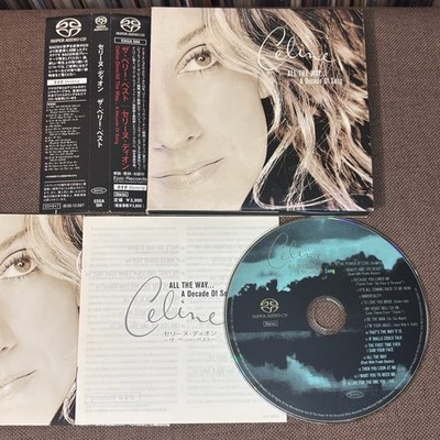 CELINE DION All The Way A Decade JAPAN DSD SACD ESGA 504 OBI + DIGIPACK +BOOKLET