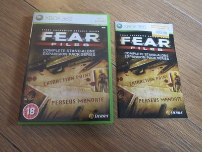 F.E.A.R. (FEAR) FILES Xbox 360 CIB UK PAL UK TRACKED POST