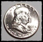 1955-P FRANKLIN HALF DOLLAR Better Strike Lustrous CHBU #36D59 .900 Fine SILVER