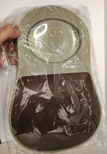 Mouse Pad Wrist Rest and Slip Resistant Base Wrist Support Taupe and Brown New