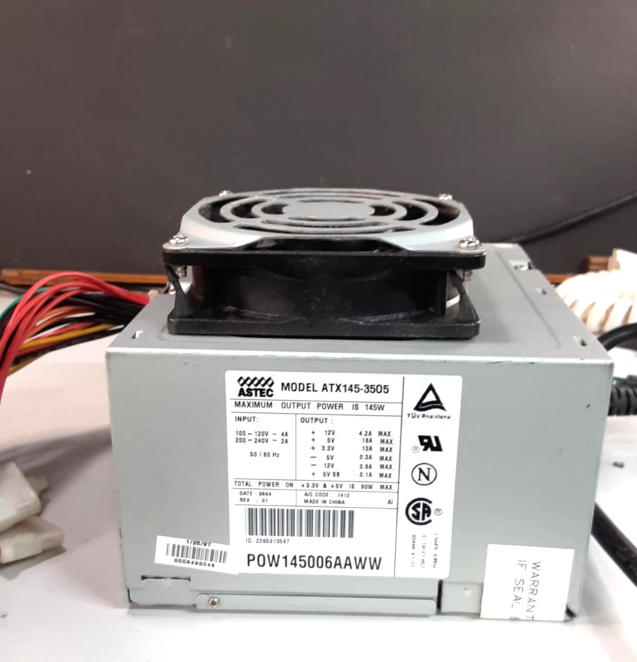 ASTEC ATX145-3505 145W Power Supply PSU - Image 2 of 4