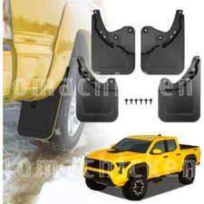 Splash Guards Mudguard 4PCS Front & Rear Mud Flaps For 2024 2025 Toyota Tacoma