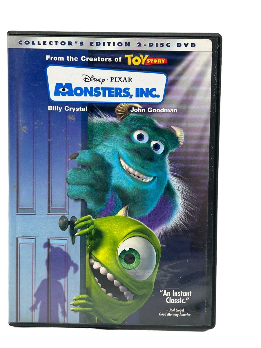 Disney Pixar Monsters, Inc. 2002 DVD 2-Disc Set Collector's