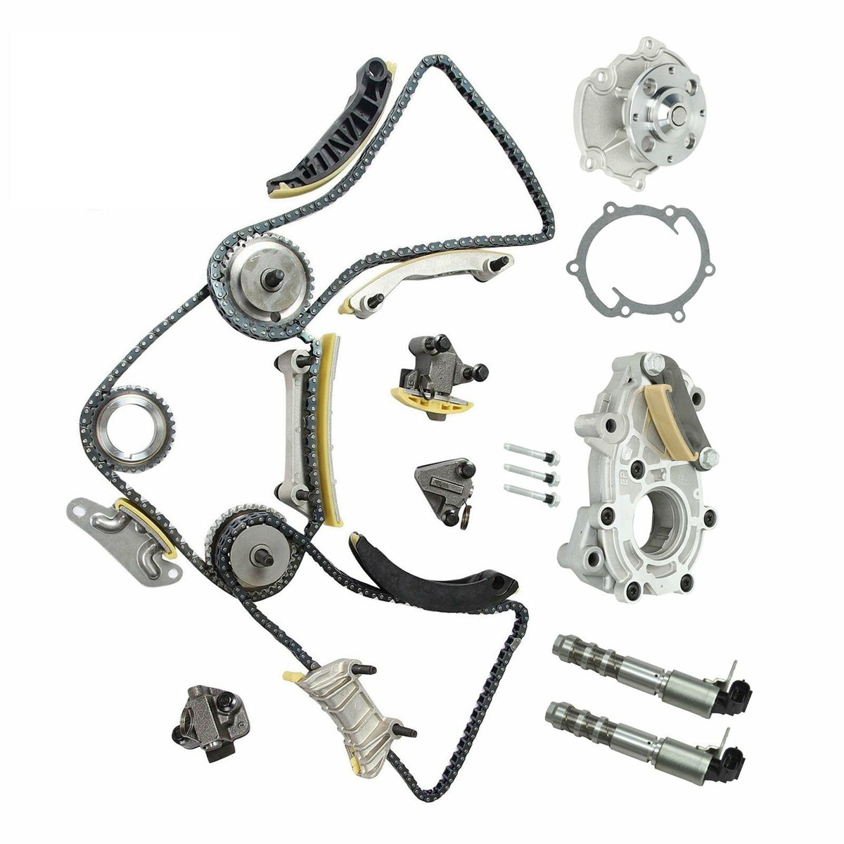 Timing Belt A-Premium Timing Chain Kit W/VVT Sprockets