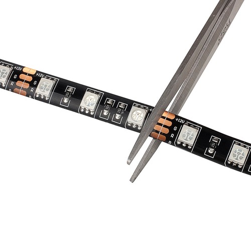 5M RGB LED Strip Light Black PCB 5050 Waterproof Tape Light with Remote Adapter - Picture 9 of 17