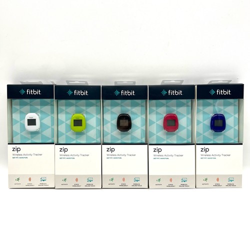 Genuine Fitbit Zip Wireless Activity Tracker Blue/ Black /Red/Green/White NEW