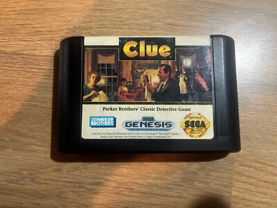 Clue Sega Mega Drive Genesis - funktioniert PAL - UK-Verkäufer