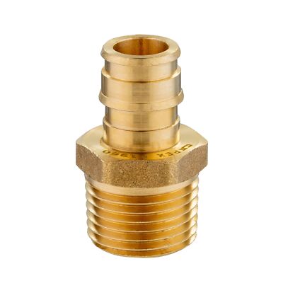 EFIELD 5To100 Packs Male Adapter 1/2''x1/2'' Pex A Expansion Brass Fitting No Lead