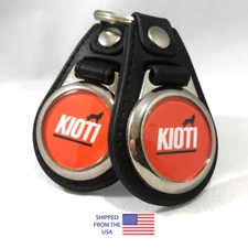Fob Key Ring Keychain for Kioti Tractor Key (2-Pack)