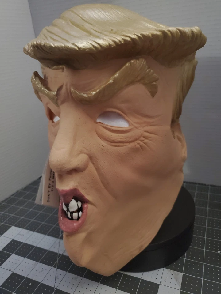 Donald Trump presidential Halloween Latex Mask Mask Illusion Rubie's costume new - Image 2 of 4