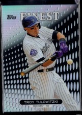 2013 Topps Finest TROY TULOWITZKI REFRACTOR Colorado Rockies Toronto Blue Jays