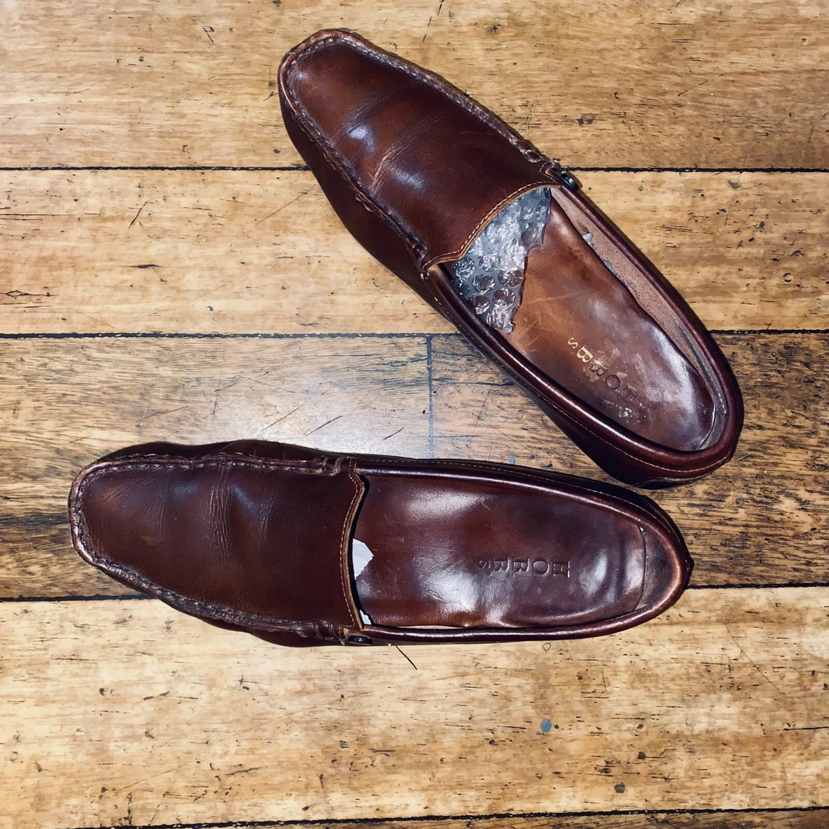 Womens leather driving best sale loafers