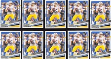 2023 Donruss #158 Justin Herbert Chargers Football Card 10ct Lot 3401G