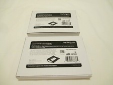 TWO x StarTech.com 2.5" HDD / SDD Mounting Bracket for 3.5" Drive Bay Tool-less