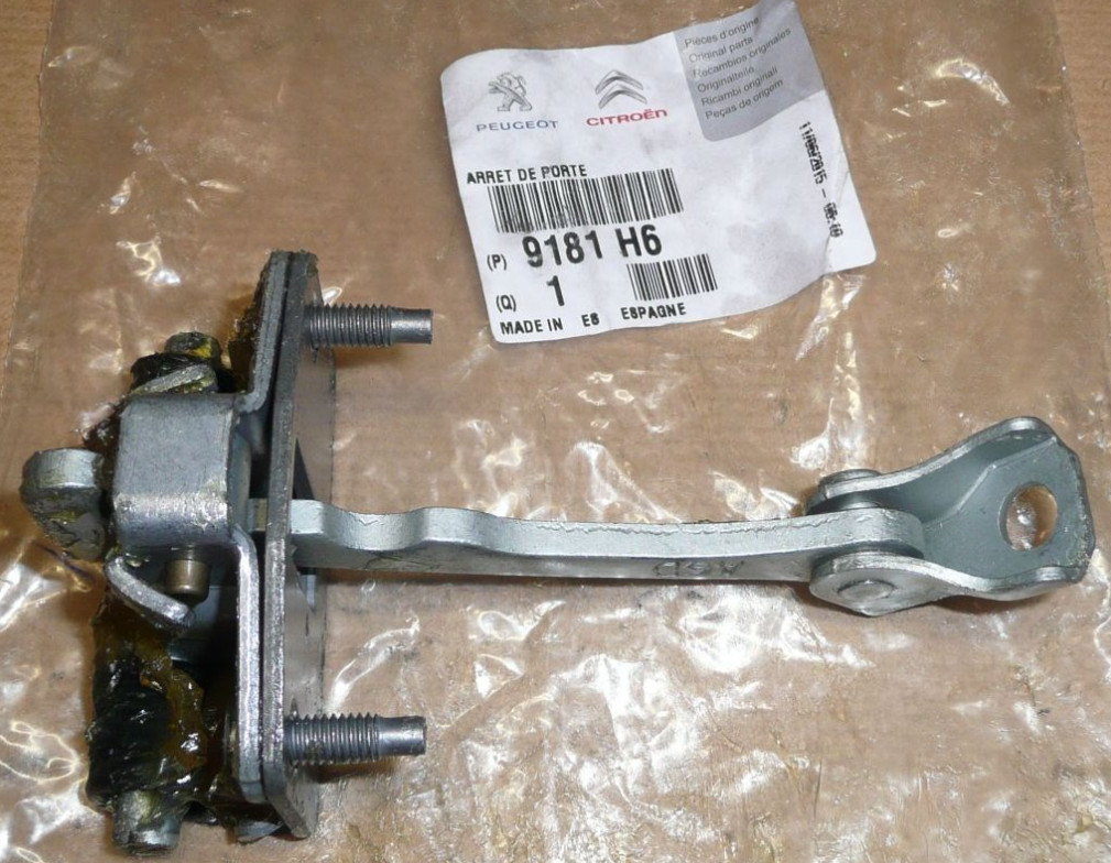 Limiteur d'arrêt de porte avant Citroën C2 9181.H6 d'origine position gauche ou droite