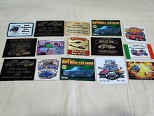 Lot Of 15 Vintage Car Show Dash Plaques D7 #1