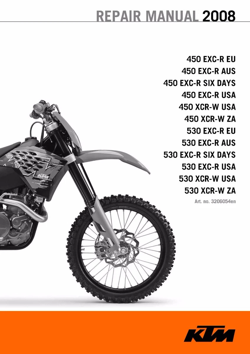 Ktm exc sale 450 r 2008