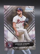 2022 Bowman Sterling Spencer Strider RC Rookie #BSR-50 Atlanta Braves