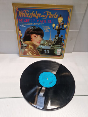 5) Schallplatte Schallplatten LP Vinyl DDR Welterfolge aus Paris M Mathieu