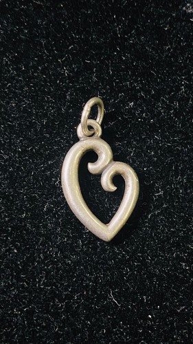 Heart Pendant Or Charm .925 Sterling 