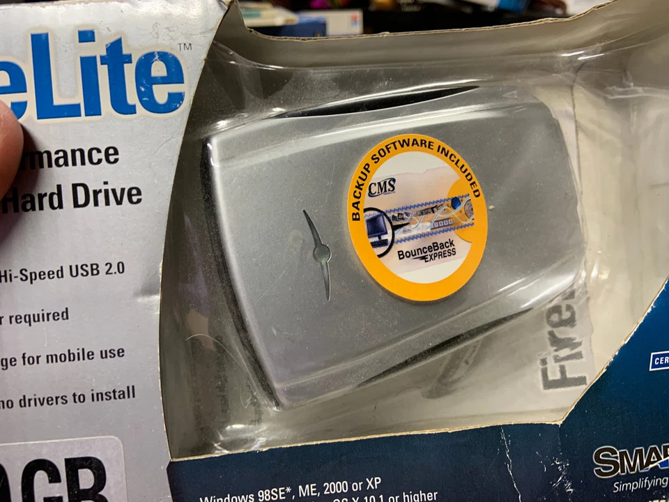 Smartdisk FireLite 40GB Portable USB hard Drive new in box - Image 3 of 4