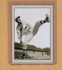 Dizzy Dean St Louis Cardinals signature photo card Plutograph serial #/200 / NM+