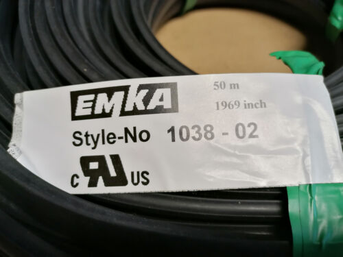 EMKA 50m Dichtprofil EPDM 55 Shore A schwarz, 1038-02, Dichtungsprofil - Bild 2 von 3
