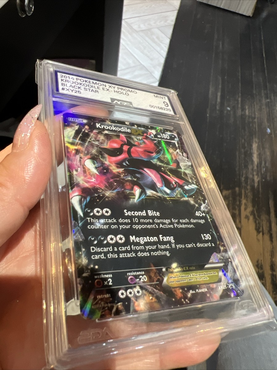 ぽにょ①コラゲリードのリフィル１つ3980円 2014 Pokémon TCG Krookodile EX XY Holo Black Star Promos XY25