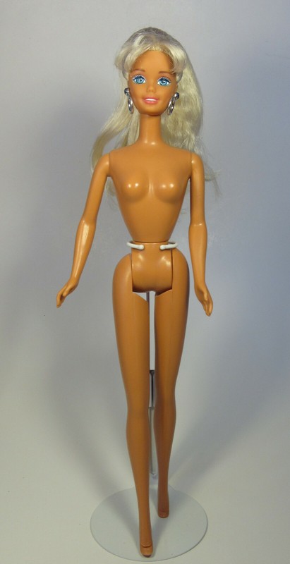 90s Era Nude Movin Grovin Barbie Mattel Doll Superstar Face Walking Feature