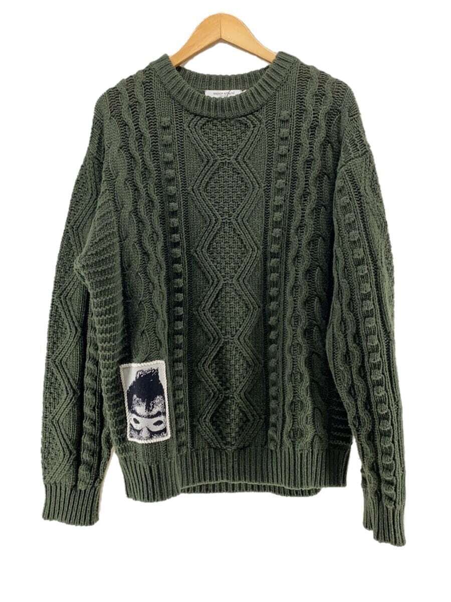 MAISON KITSUNE MAISON KITSUNE Sweater (thick) S wool GRN MAISON KITSUNE MAISON KITSUNE Sweater (thick) S wool GRN