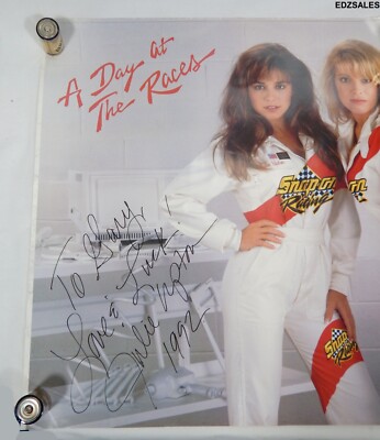 1992 Vintage Snap-On Tools Racing PinUp Girls Poster Signed Julie