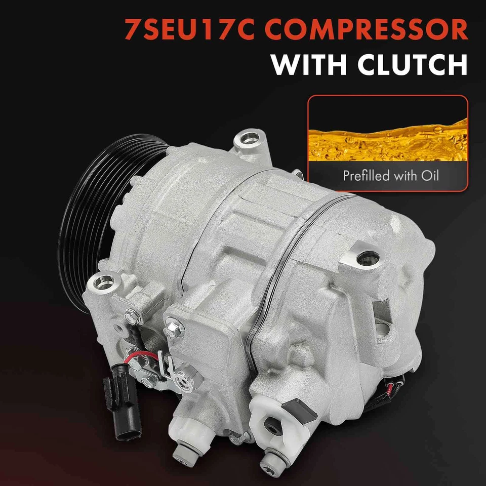 New AC A/C Compressor for Mercedes-Benz CL550 CL63 AMG ML63 AMG R63 AMG S63 AMG - Image 3 of 4
