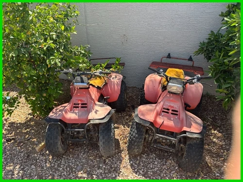 (2) 1984 Suzuki Quadrunners LT8 185CC ATVs Both Ran In January
