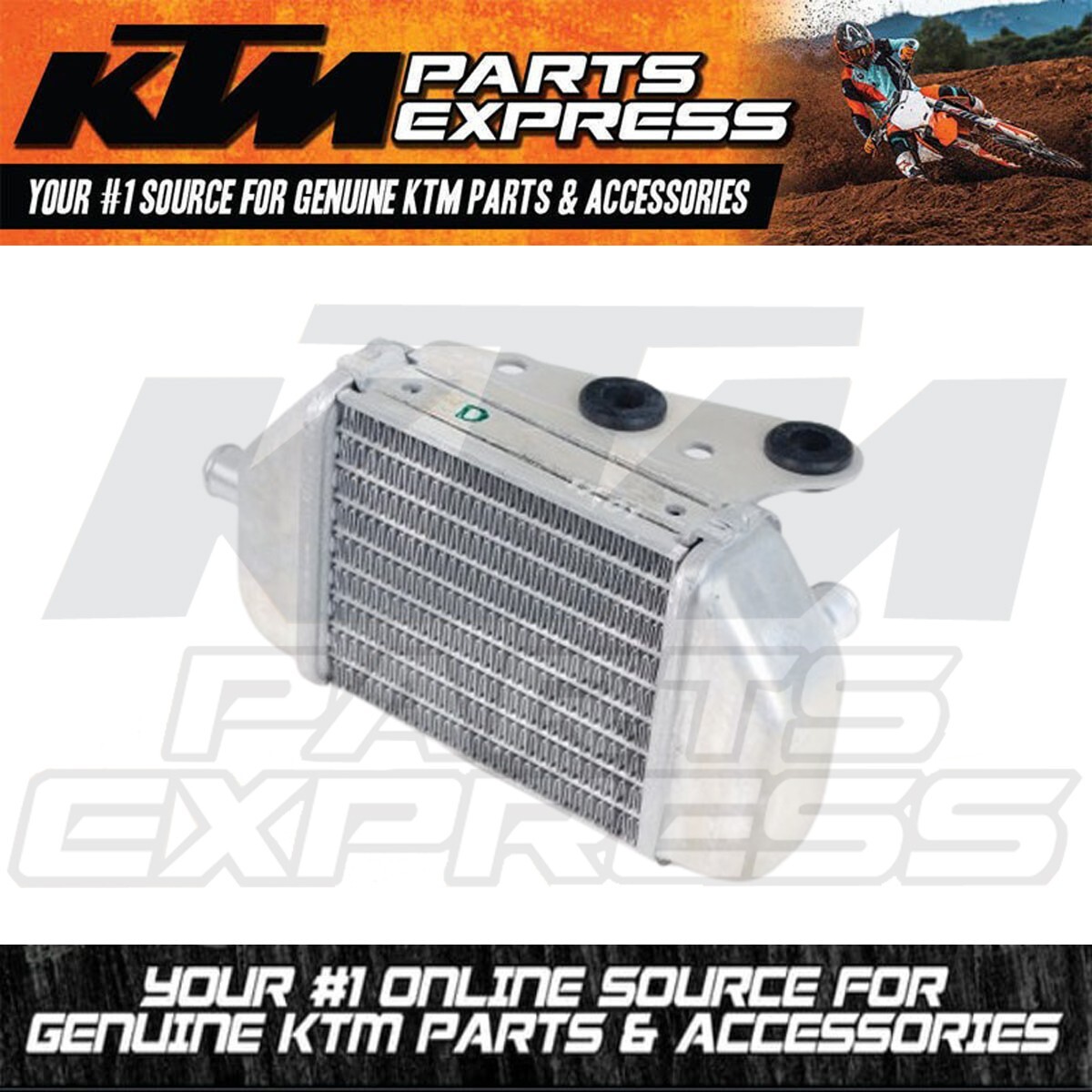 NEW OEM KTM RADIATOR RIGHT SIDE 50 SX MINI FACTORY ED 2022 2023 