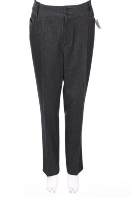 ADOLFO DOMINGUEZ Pants Glitter D 46 = D 40 charcoal