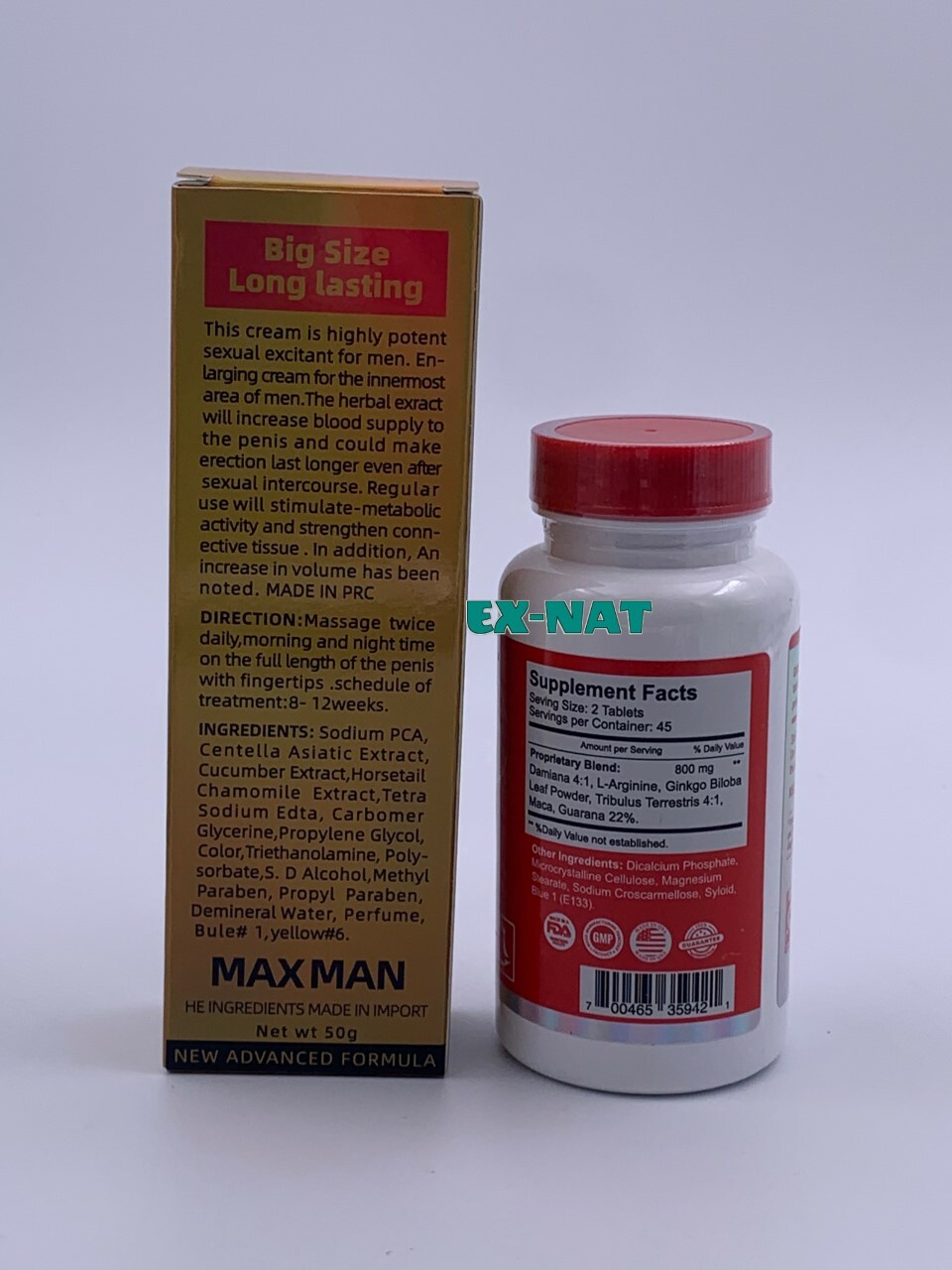 Erectus Male Support Enlargement Penis Enlarger Grow Bigger Thicker 
