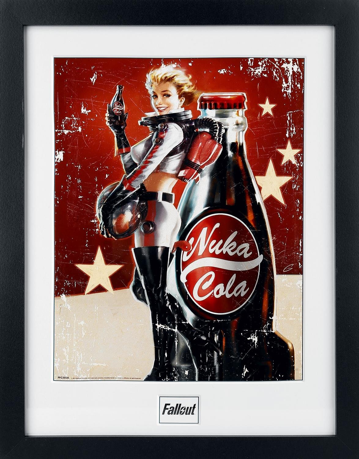 Merchandising Fallout 4: Gb Eye - Nuka Cola (Framed Print 30x40 Cm / Stampa In C