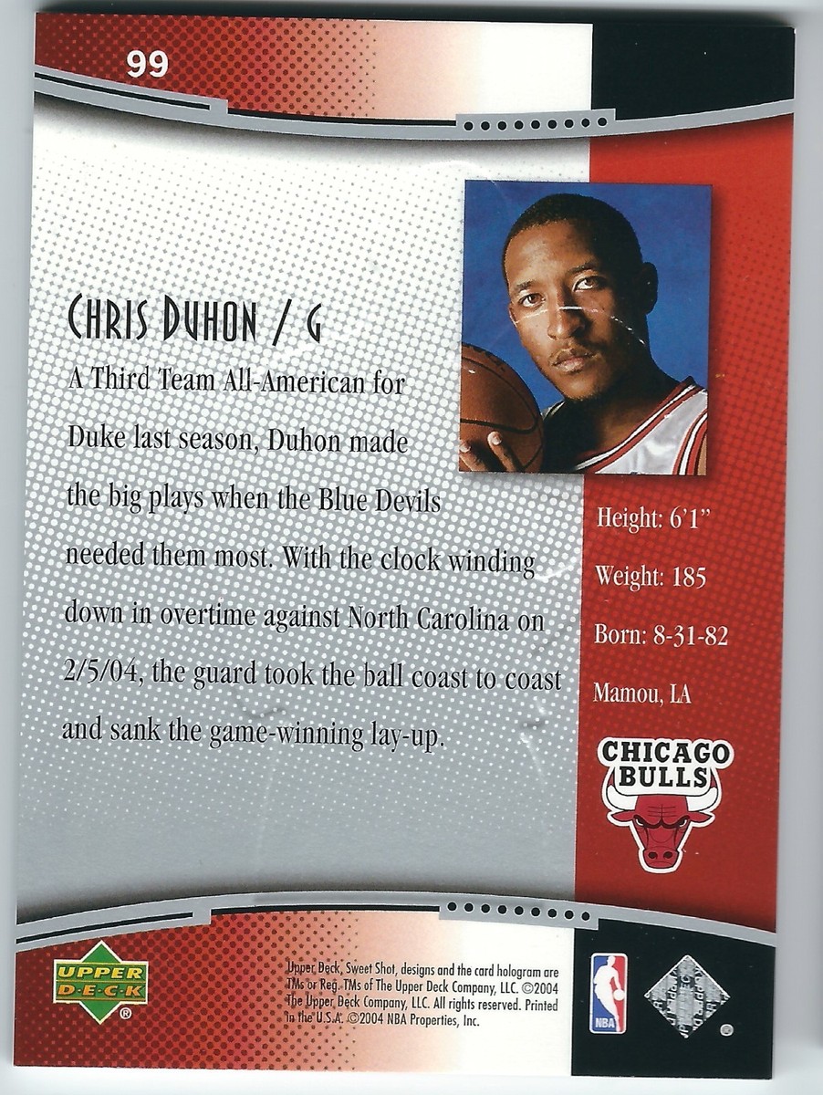 Daringer / Baker's Dozen CD付き 2004-05 Upper Deck Sweet Shot - Sweet Shot Rookie Chris