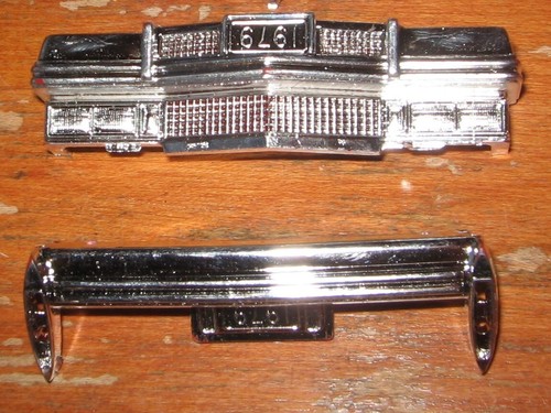 Johan 1979 Cadillac Coupe Deville Bumpers & Tires Parts Lot 1/25 Scale Jo-Han 79 - Picture 3 of 5