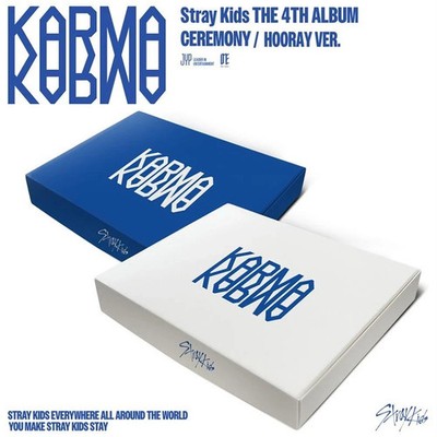 STRAY KIDS [KARMA] The 4th Album CD+Photo Book+10 Card+Sticker+Poster+GIFT