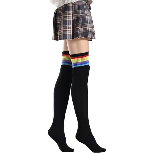 Breathable Over The Knee Socks Non Slip Leg Warmers Long Knit Socks Women - Picture 8 of 12