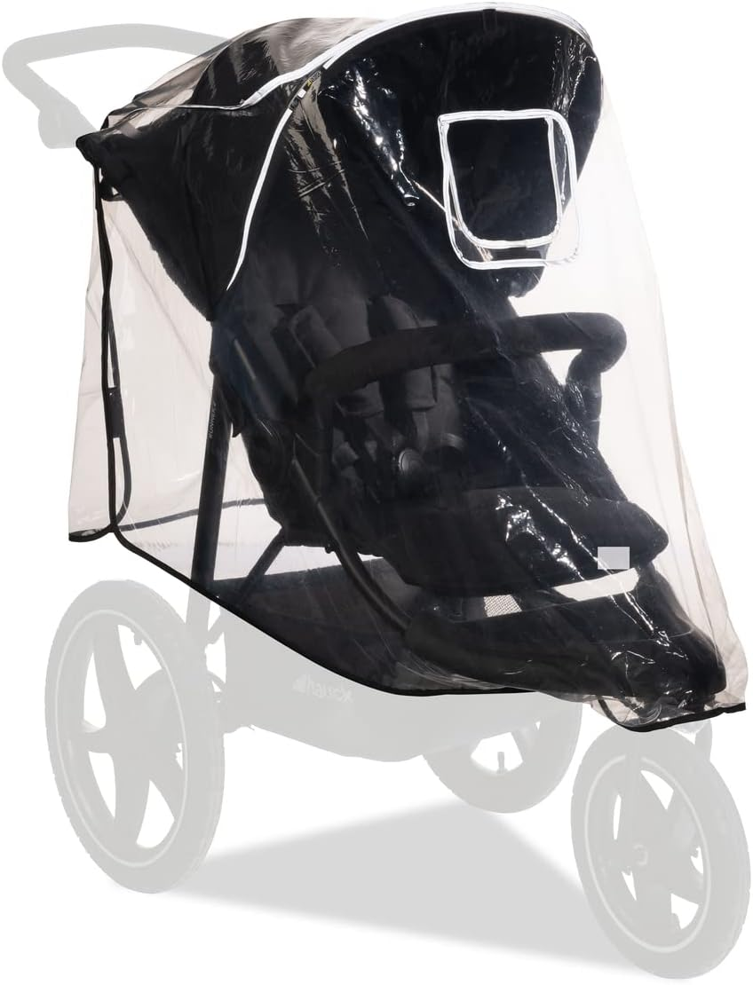 Universal 3 Wheel Raincover| Transparent - Fits 3 Wheeled Stollers| Pushchairs,